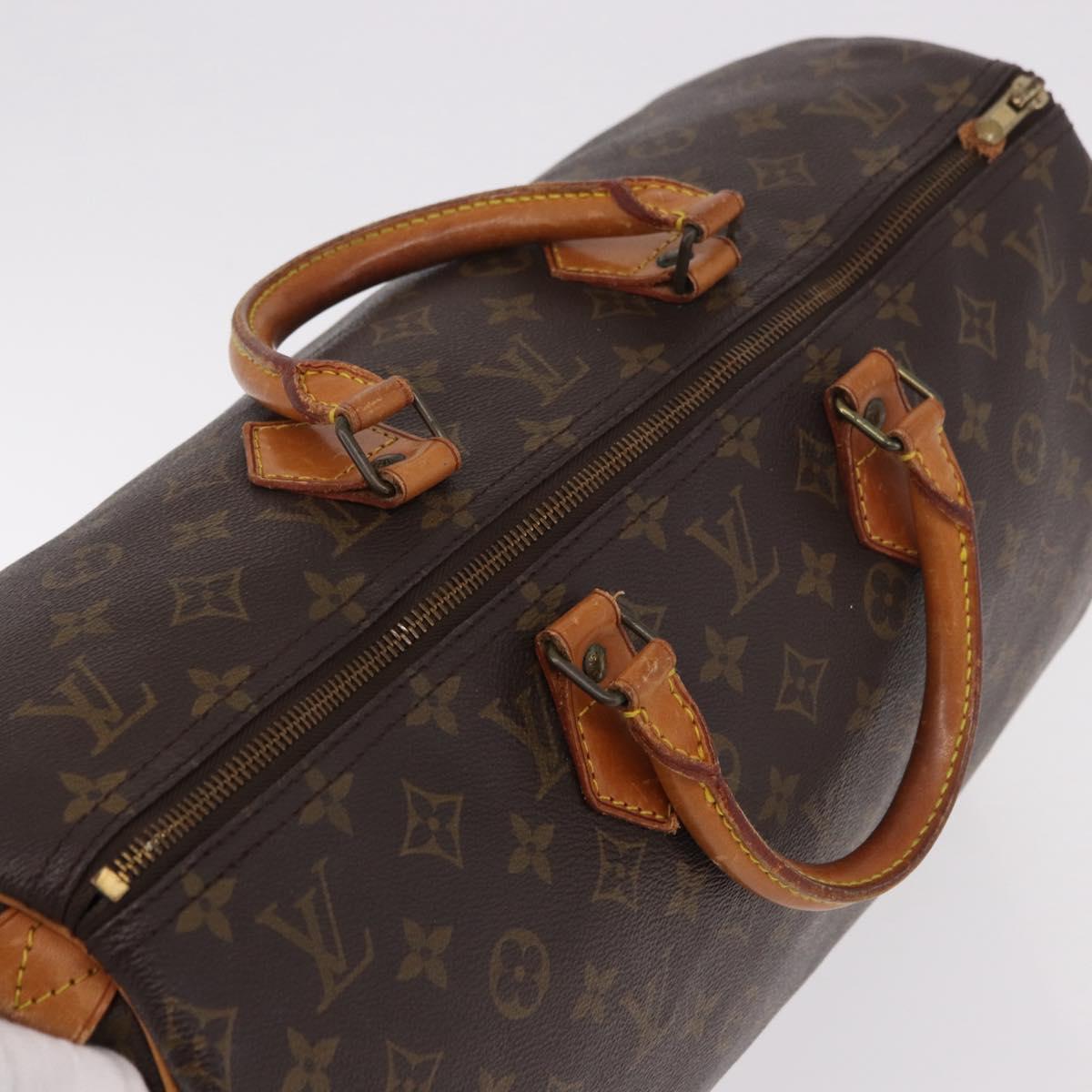 LOUIS VUITTON Monogram Speedy 40 Hand Bag M41522 LV Auth 188058