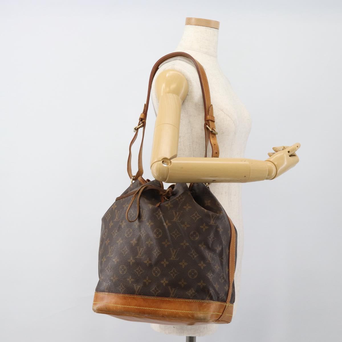 LOUIS VUITTON Monogram Noe Shoulder Bag M42224 LV Auth 188059