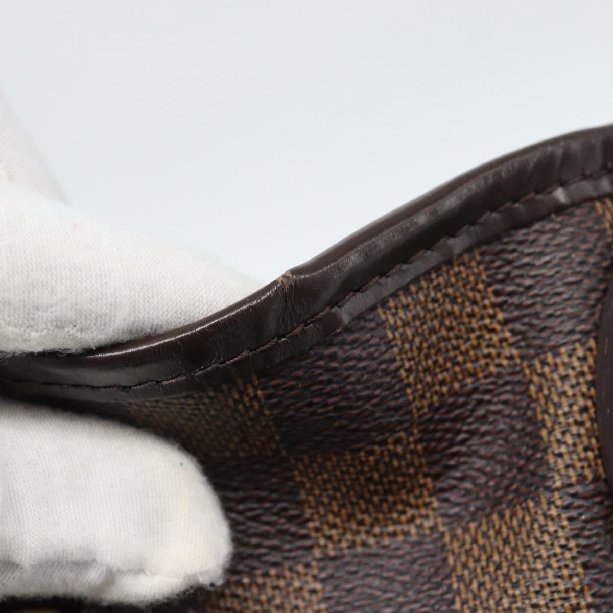 LOUIS VUITTON Damier Ebene Neverfull MM Tote Bag N51105 LV Auth 188063A