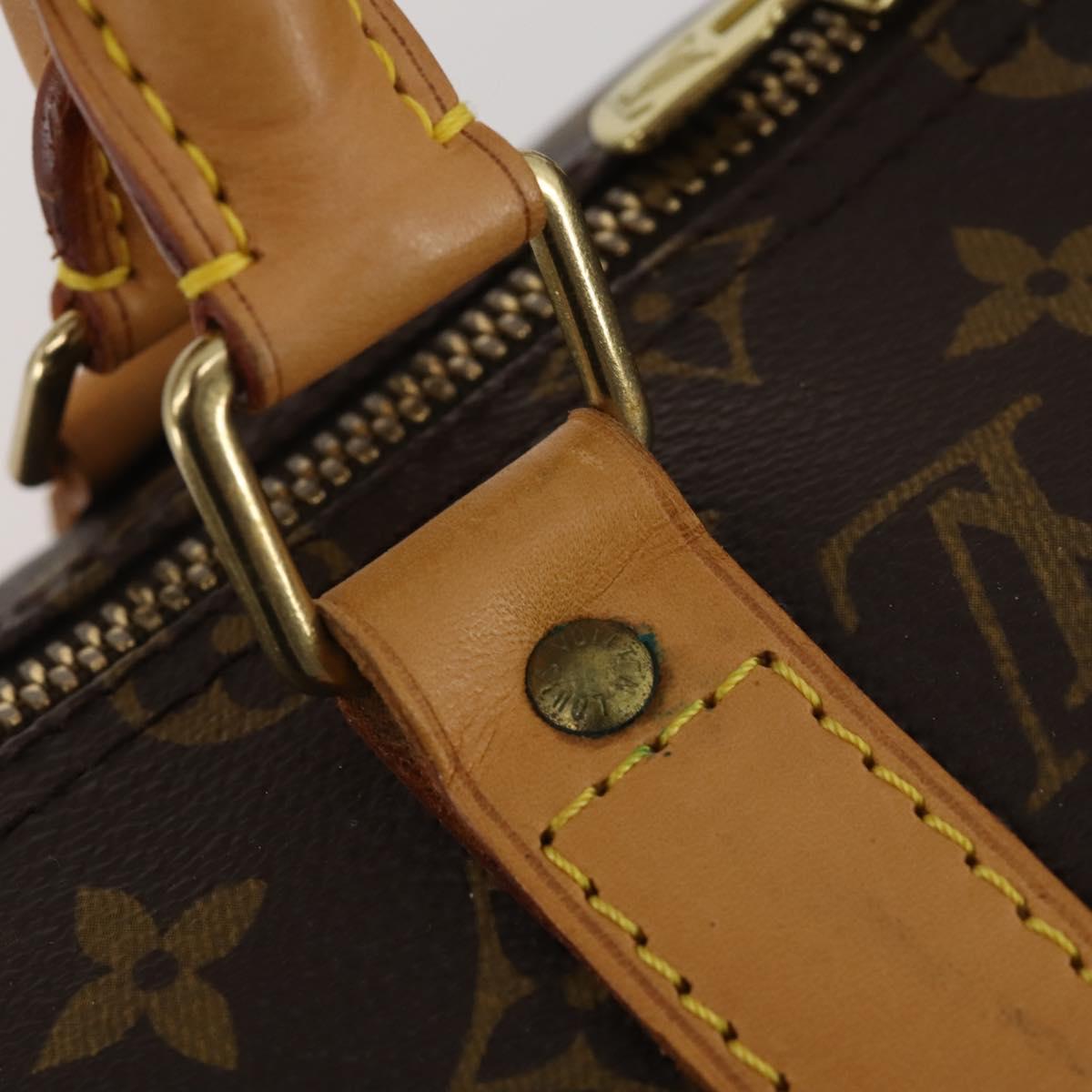 LOUIS VUITTON Monogram Keepall Bandouliere 50 Boston Bag M41416 Auth 188072SAV