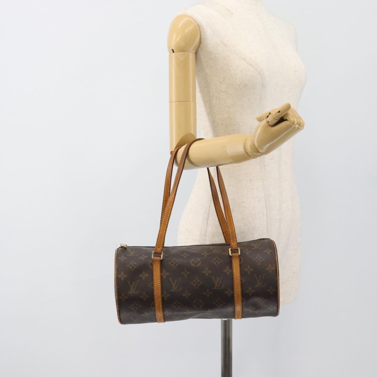 LOUIS VUITTON Monogram Papillon 30 Hand Bag M51385 LV Auth 188075A