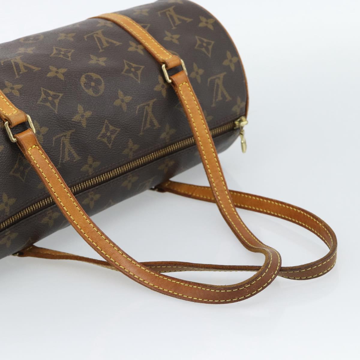LOUIS VUITTON Monogram Papillon 30 Hand Bag M51385 LV Auth 188075A