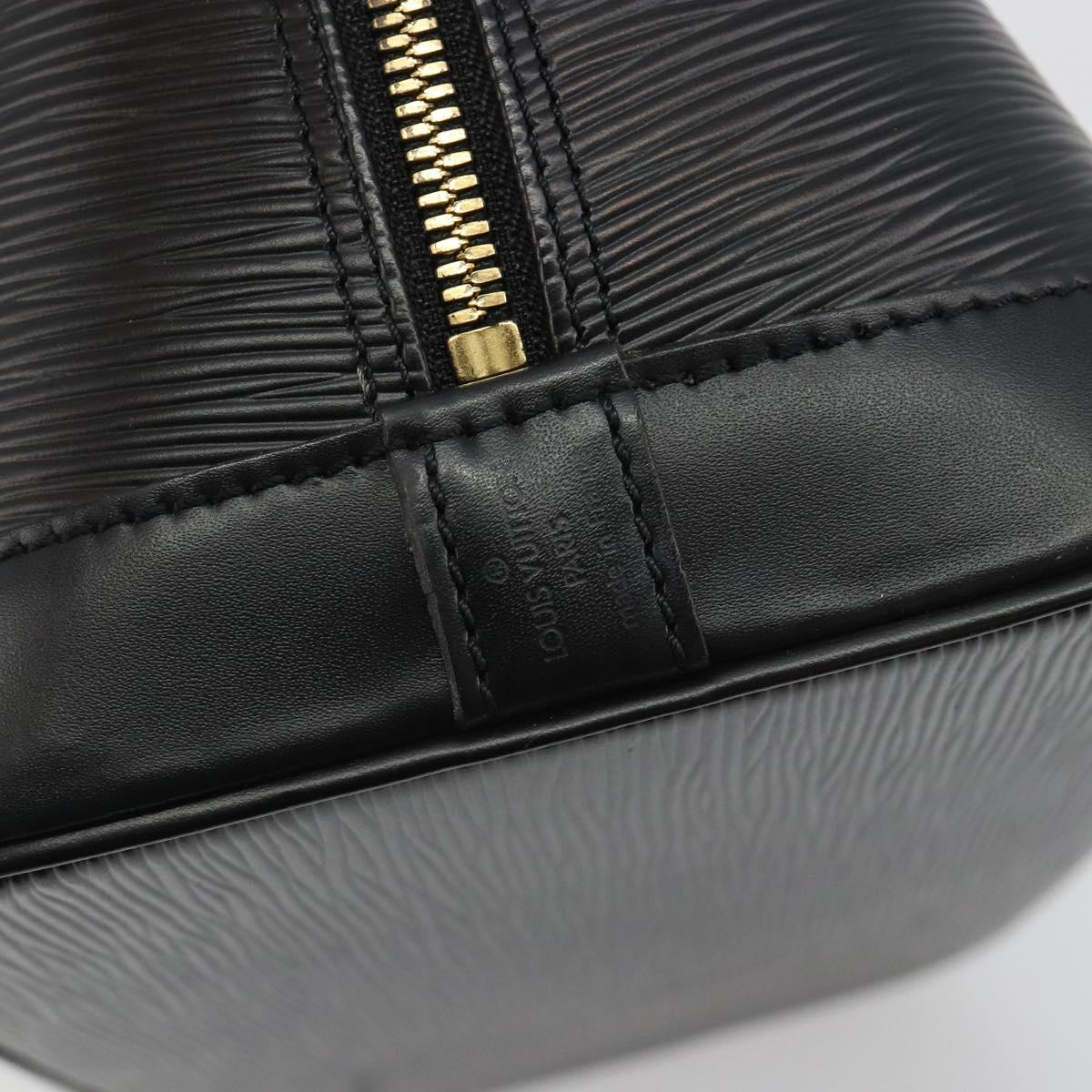 LOUIS VUITTON Epi Alma Hand Bag Noir Black M52142 LV Auth 188076V