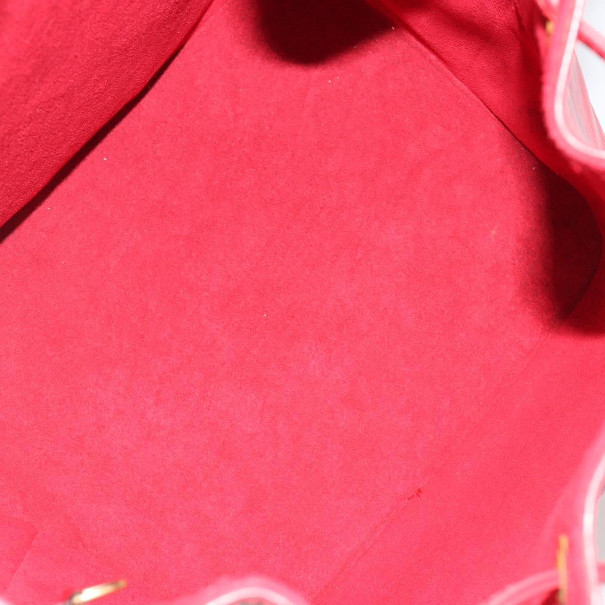 LOUIS VUITTON Epi Petit Noe Shoulder Bag Red M44107 LV Auth 188077V