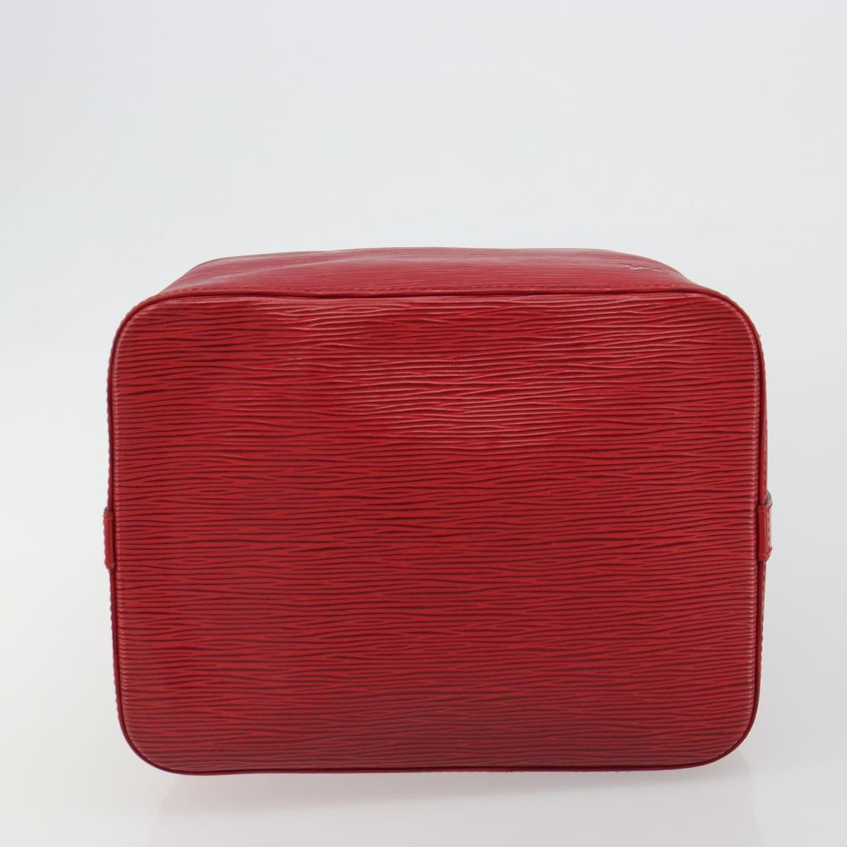 LOUIS VUITTON Epi Petit Noe Shoulder Bag Red M44107 LV Auth 188077V