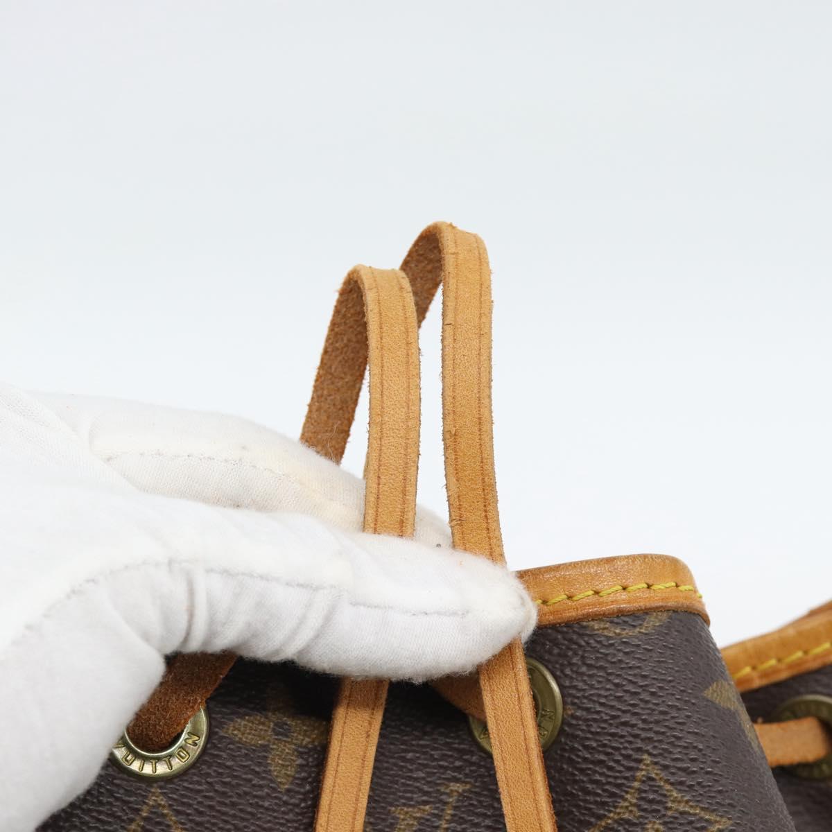 LOUIS VUITTON Monogram Petit Noe Shoulder Bag M42226 LV Auth 188093V