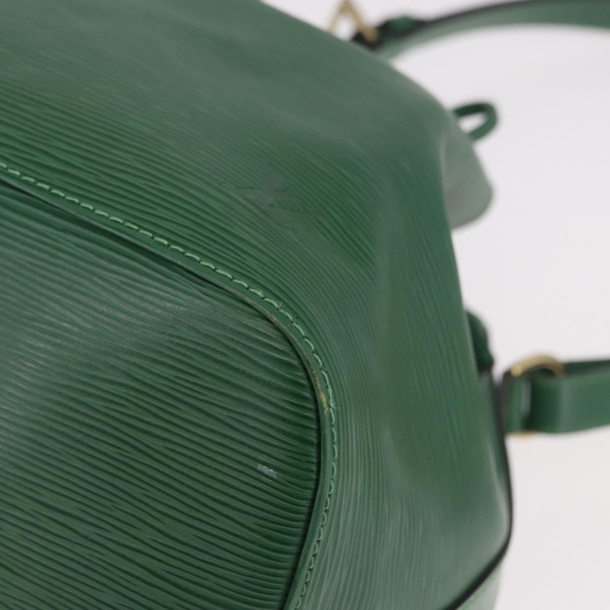 LOUIS VUITTON Epi Petit Noe Shoulder Bag Green M44104 LV Auth 188094A