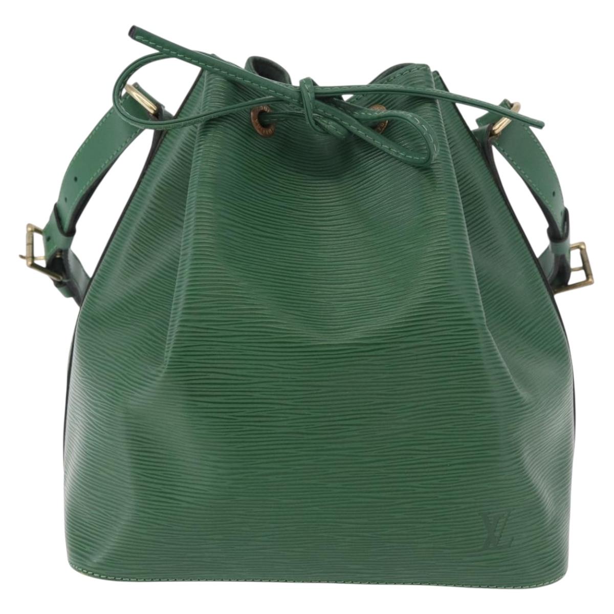 LOUIS VUITTON Epi Petit Noe Shoulder Bag Green M44104 LV Auth 188094A