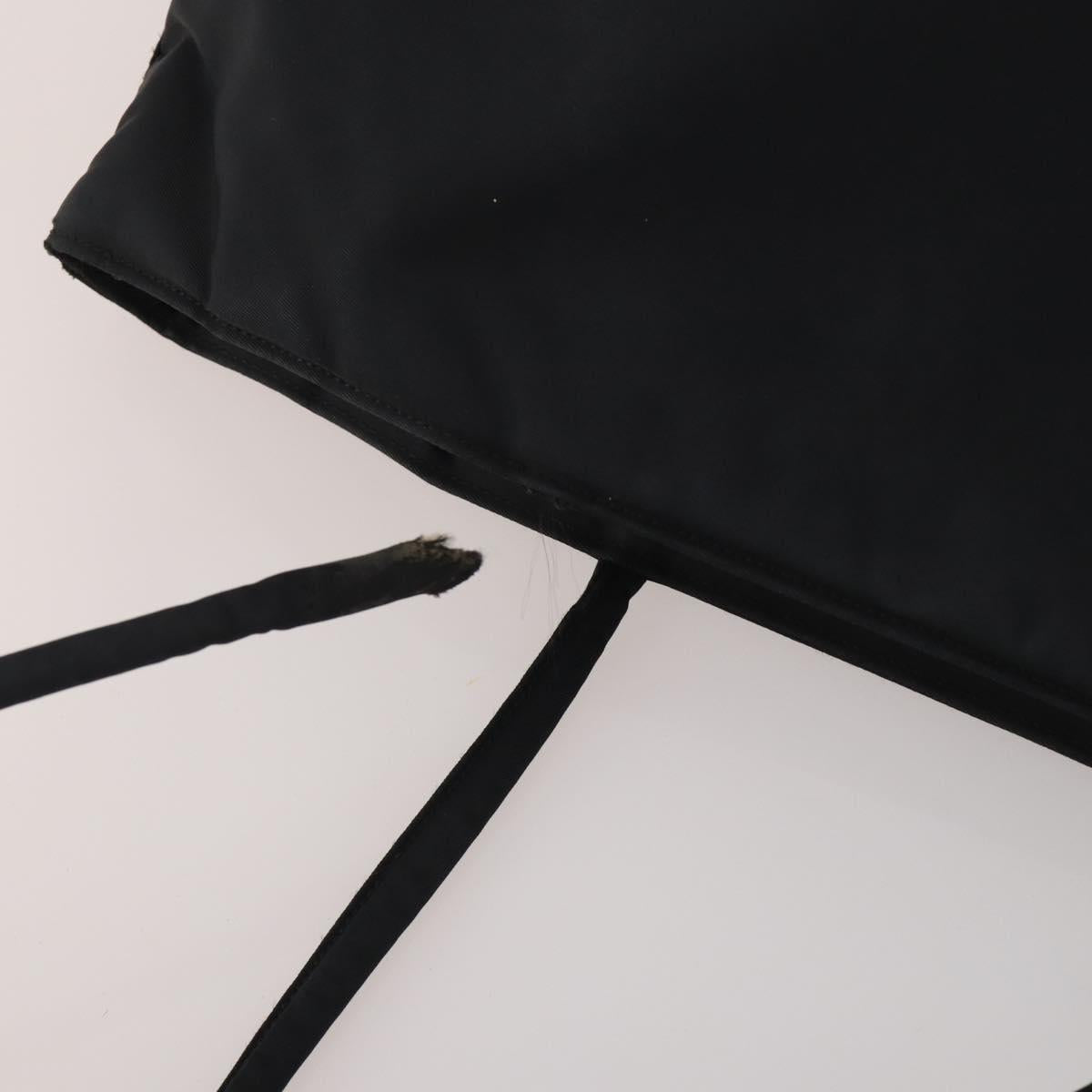 PRADA PRADA Hand Bag Nylon 5 Set Black Orange Auth 188109