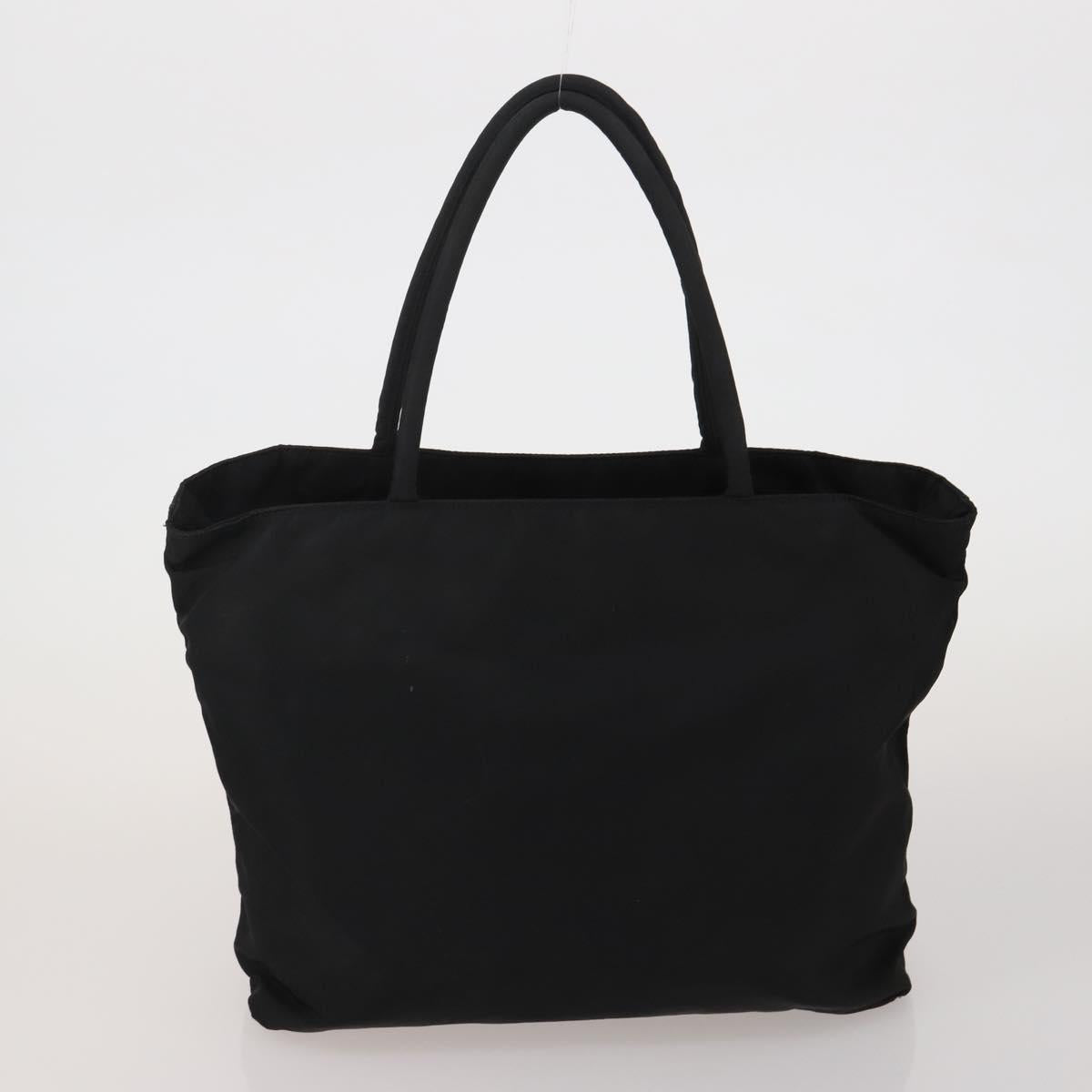 PRADA PRADA Hand Bag Nylon 5 Set Black Orange Auth 188109