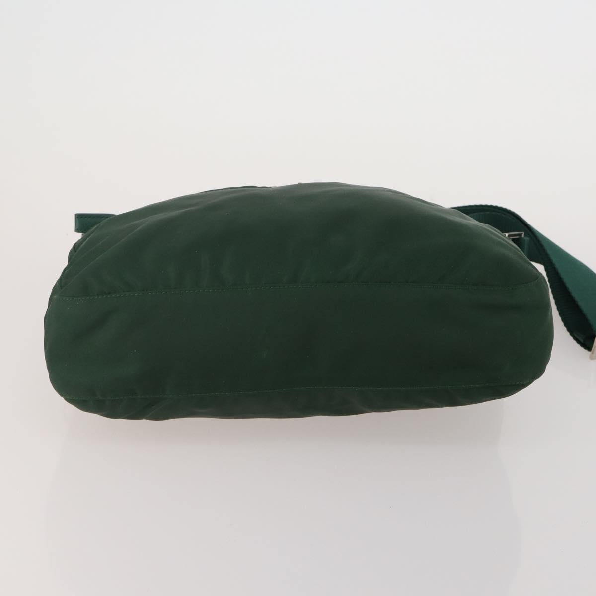 PRADA PRADA Hand Bag Nylon Leather Canvas 5 Set Black Green beige Auth 188110