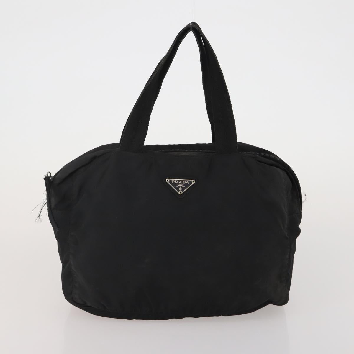 PRADA PRADA Hand Bag Nylon Leather Canvas 5 Set Black Green beige Auth 188110