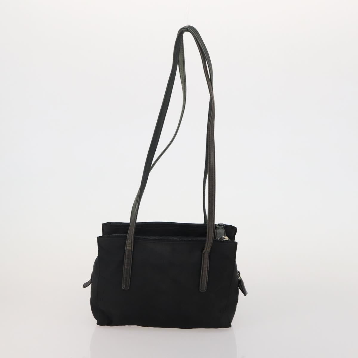 PRADA Hand Bag Nylon Leather 5 Set Black Brown Red Auth 188112