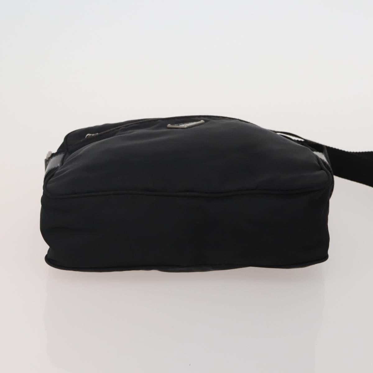 PRADA Shoulder Bag Nylon 5 Set Black Khaki Auth 188113