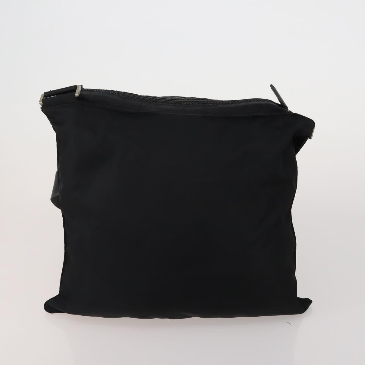 PRADA Shoulder Bag Nylon 5 Set Black Khaki Auth 188113