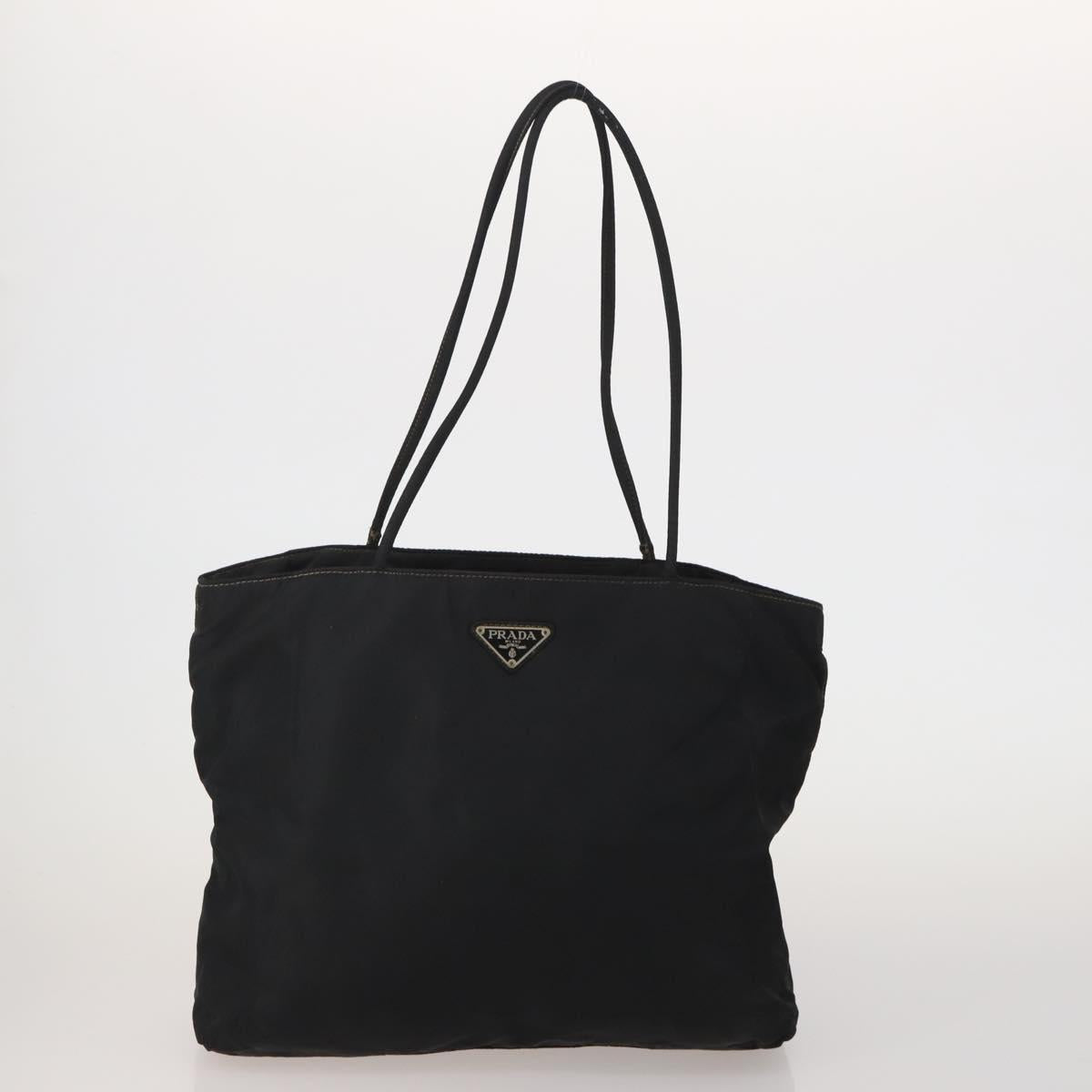 PRADA Shoulder Bag Nylon 5 Set Black Khaki Auth 188113