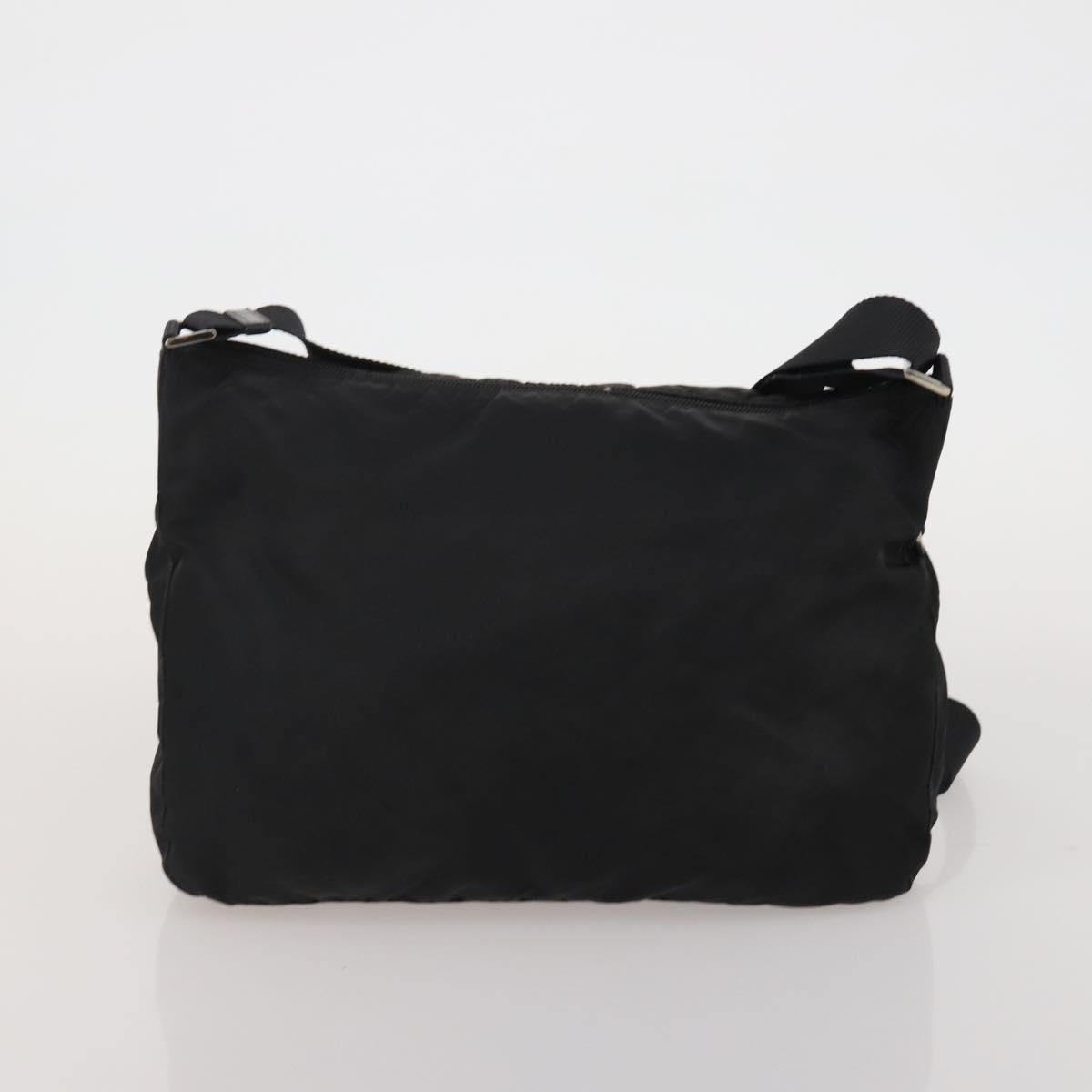 PRADA Shoulder Bag Nylon 5 Set Black Khaki Auth 188113