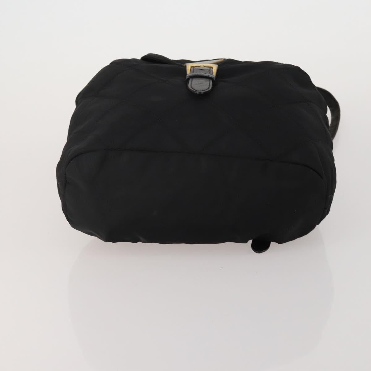 PRADA Shoulder Bag Nylon 4 Set Black Auth 188115