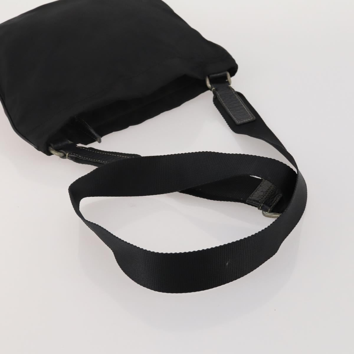 PRADA Shoulder Bag Nylon 4 Set Black Auth 188115