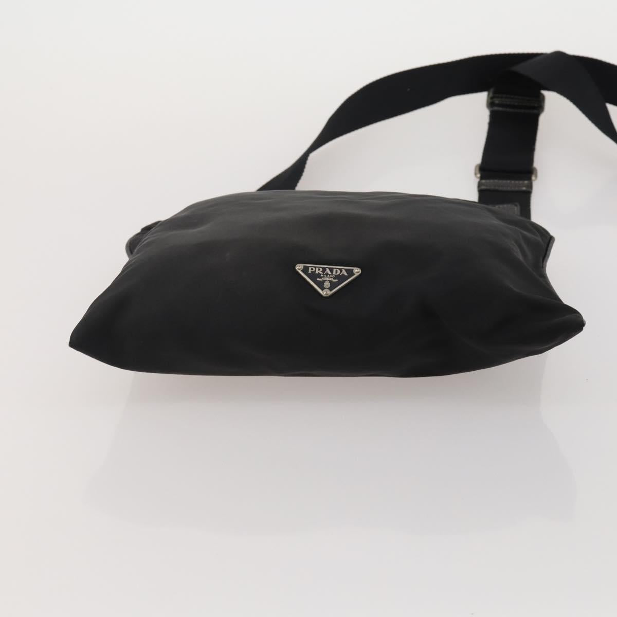 PRADA Shoulder Bag Nylon 4 Set Black Auth 188115