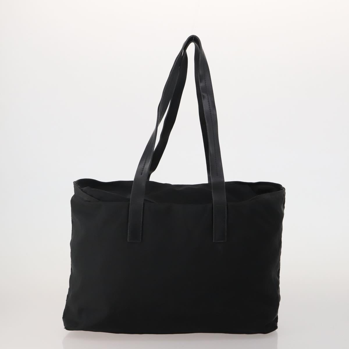 PRADA Shoulder Bag Nylon 4 Set Black Auth 188115