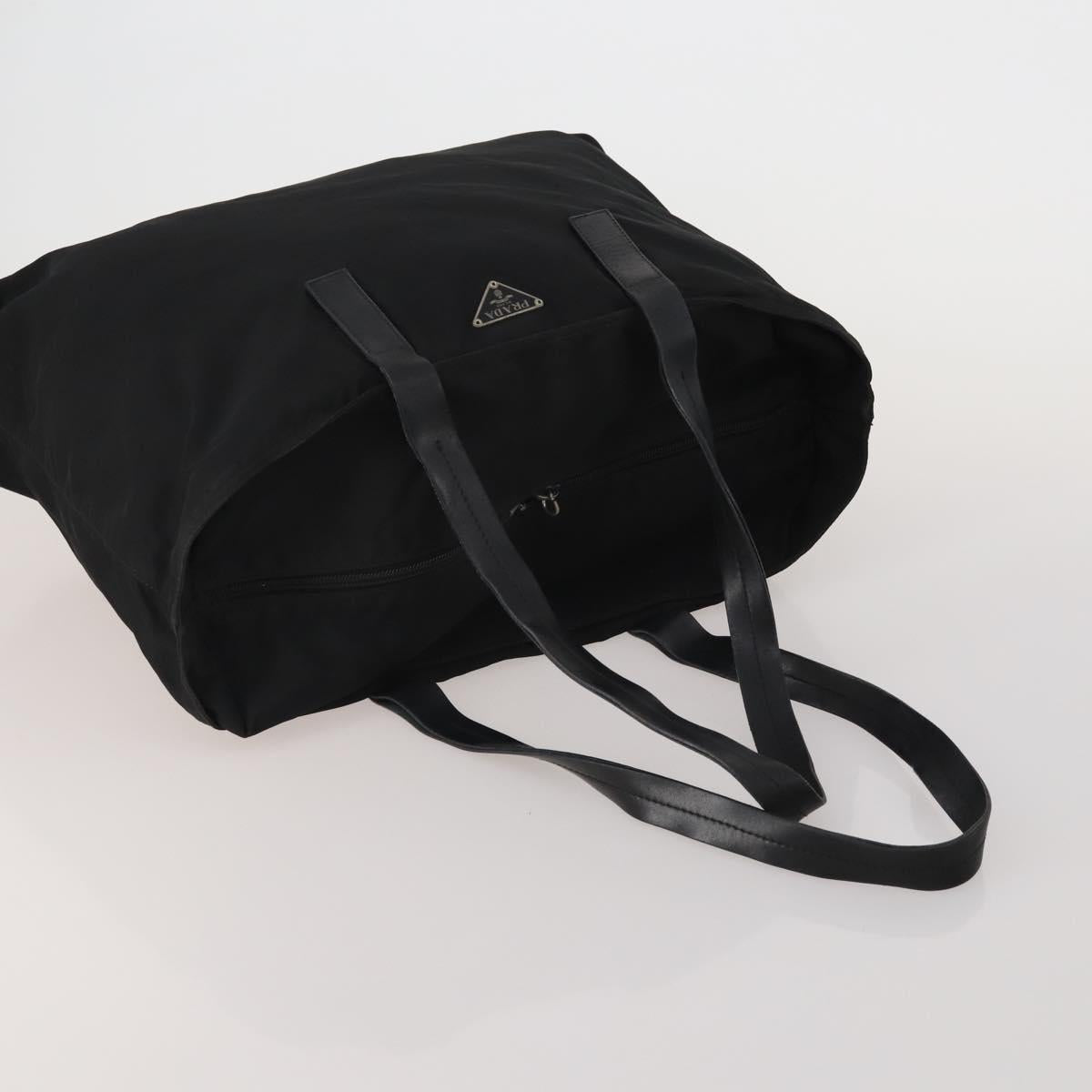 PRADA Shoulder Bag Nylon 4 Set Black Auth 188115