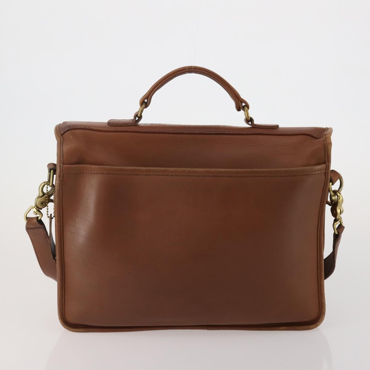 Coach Shoulder Bag Leather 3 Set Brown Auth 188138