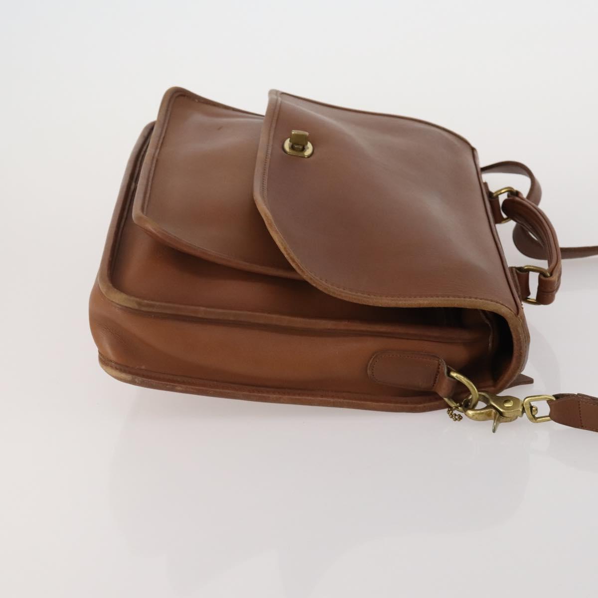 Coach Shoulder Bag Leather 3 Set Brown Auth 188138