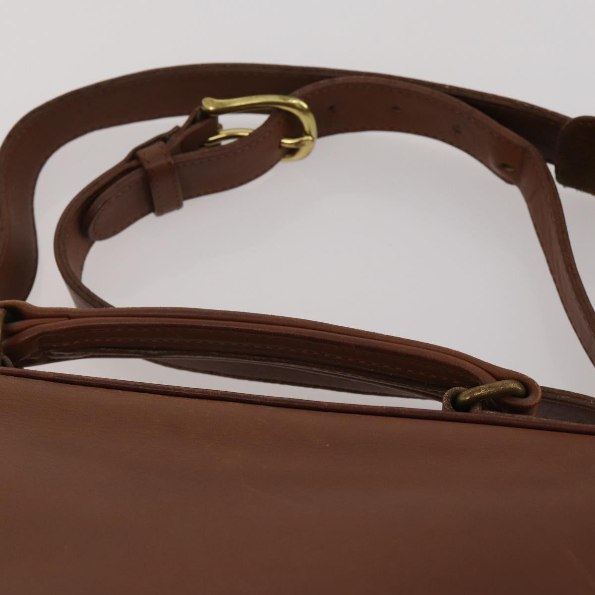 Coach Shoulder Bag Leather 3 Set Brown Auth 188138