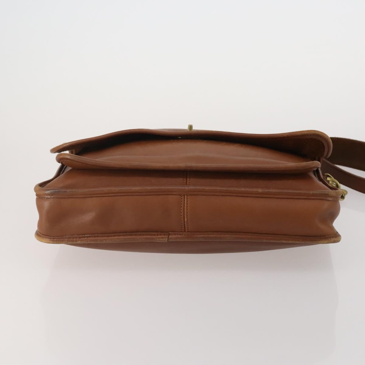 Coach Shoulder Bag Leather 3 Set Brown Auth 188138