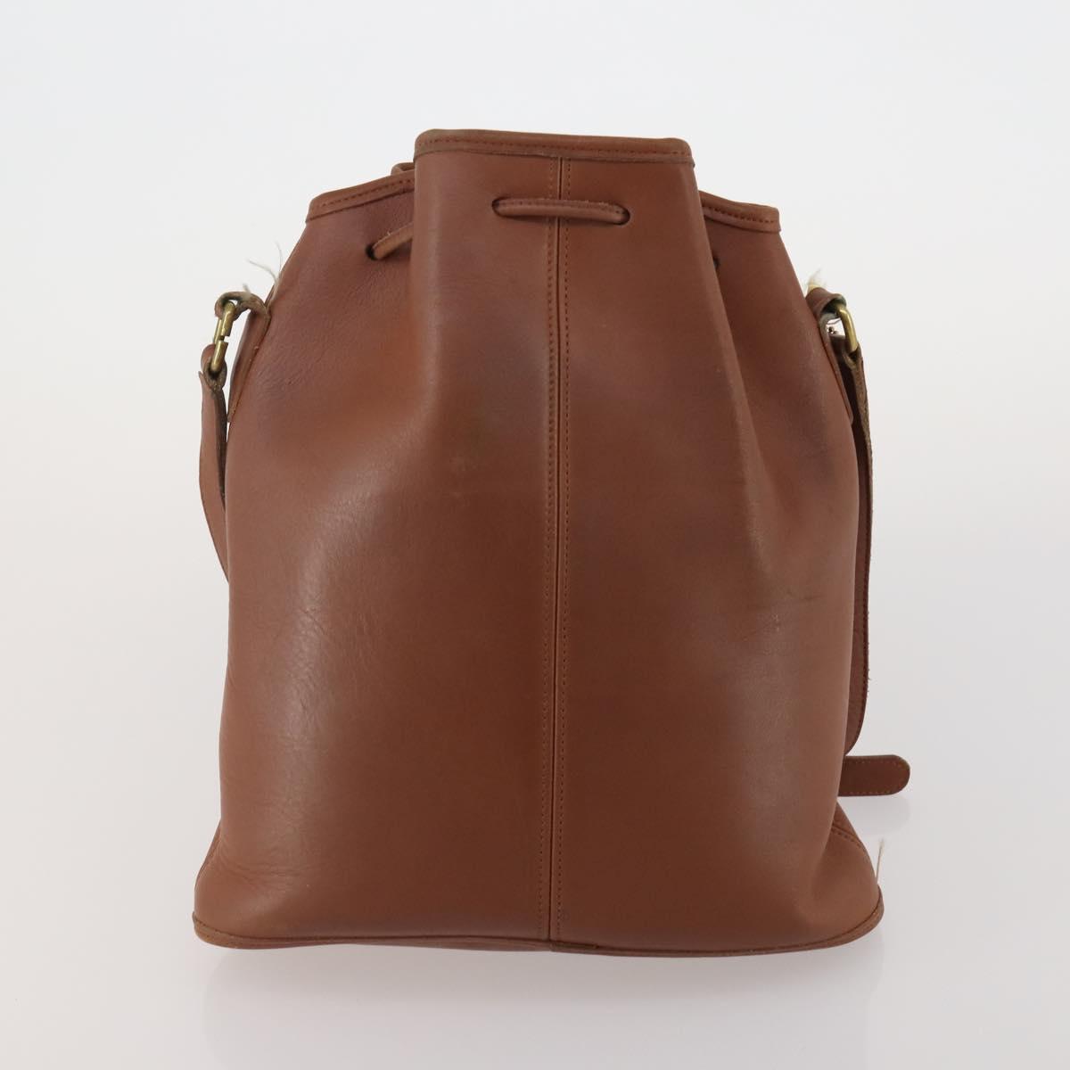 Coach Shoulder Bag Leather 3 Set Brown Auth 188138