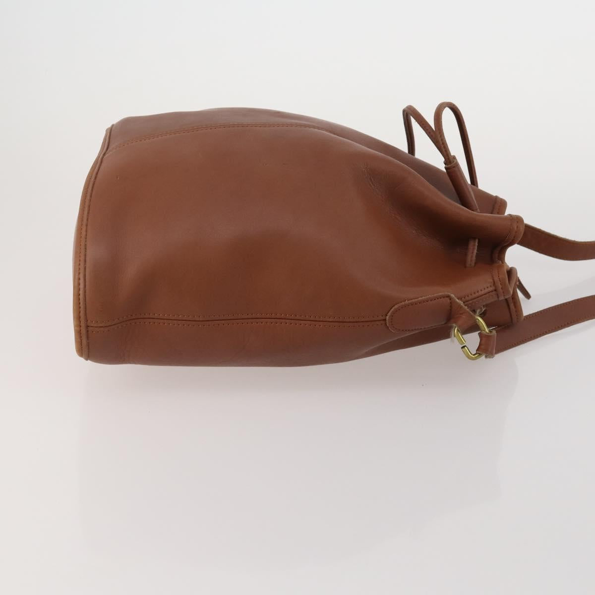 Coach Shoulder Bag Leather 3 Set Brown Auth 188138