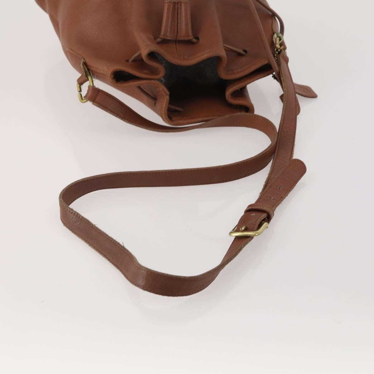 Coach Shoulder Bag Leather 3 Set Brown Auth 188138