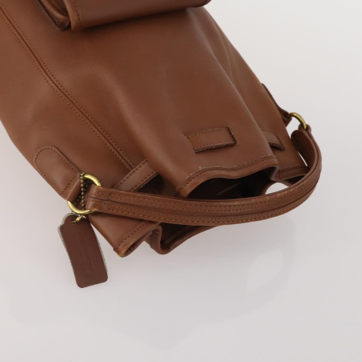 Coach Shoulder Bag Leather 3 Set Brown Auth 188138