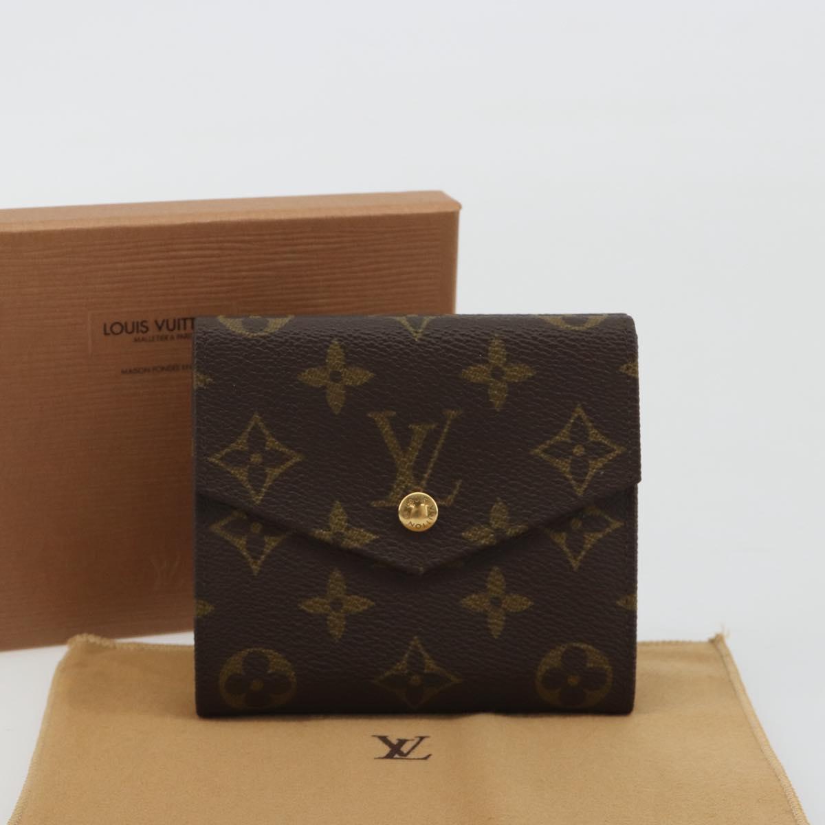 LOUIS VUITTON Monogram Portefeuille Victorine Wallet M62360 LV Auth 188187A