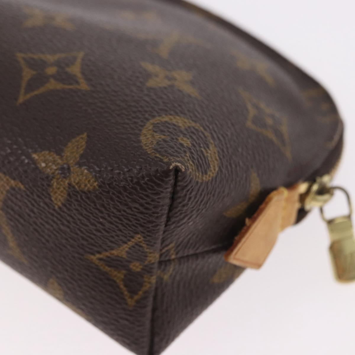 LOUIS VUITTON Monogram Pochette Cosmetic PM Pouch M43998 LV Auth 188189