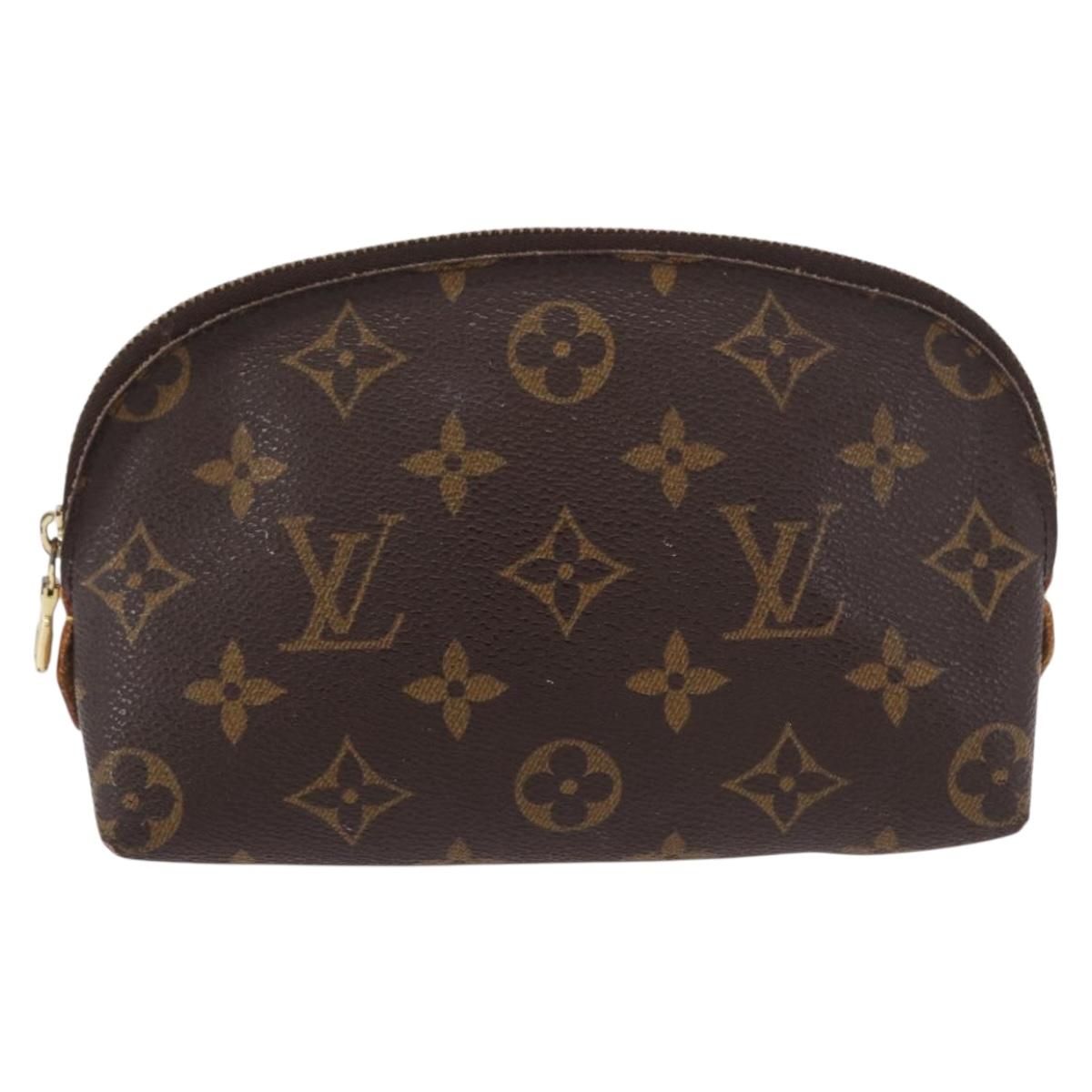 LOUIS VUITTON Monogram Pochette Cosmetic PM Pouch M43998 LV Auth 188189