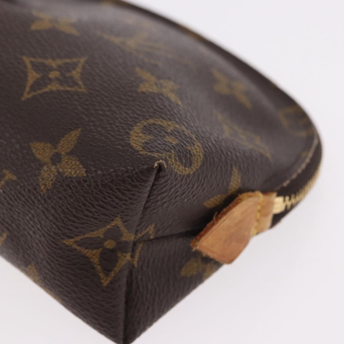 LOUIS VUITTON Monogram Pochette Cosmetic PM Pouch M43998 LV Auth 188189