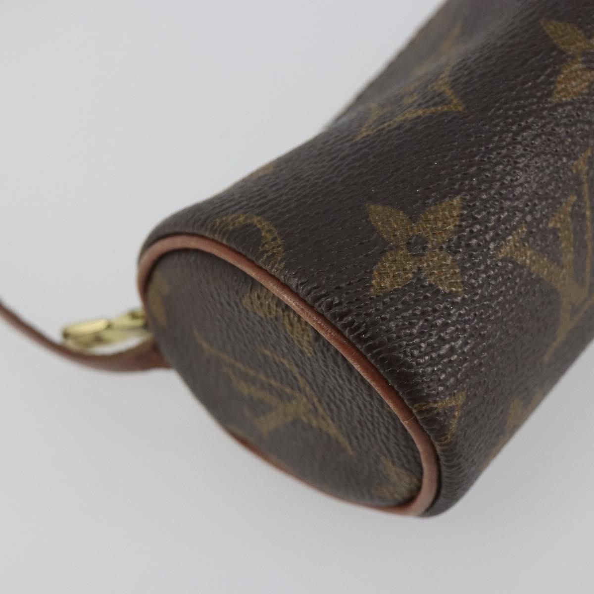 LOUIS VUITTON Monogram Papillon Pouch LV Auth 188190