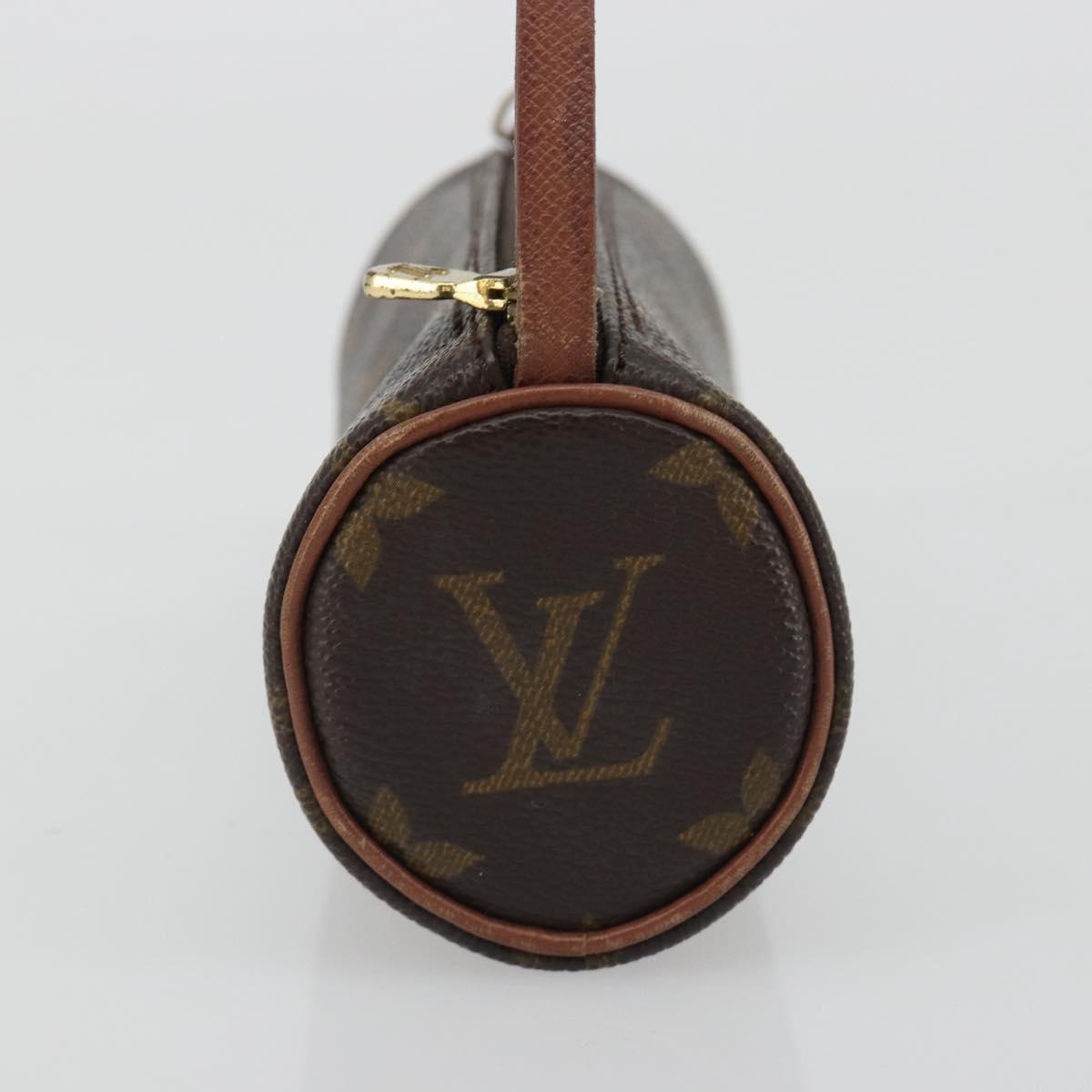LOUIS VUITTON Monogram Papillon Pouch LV Auth 188190