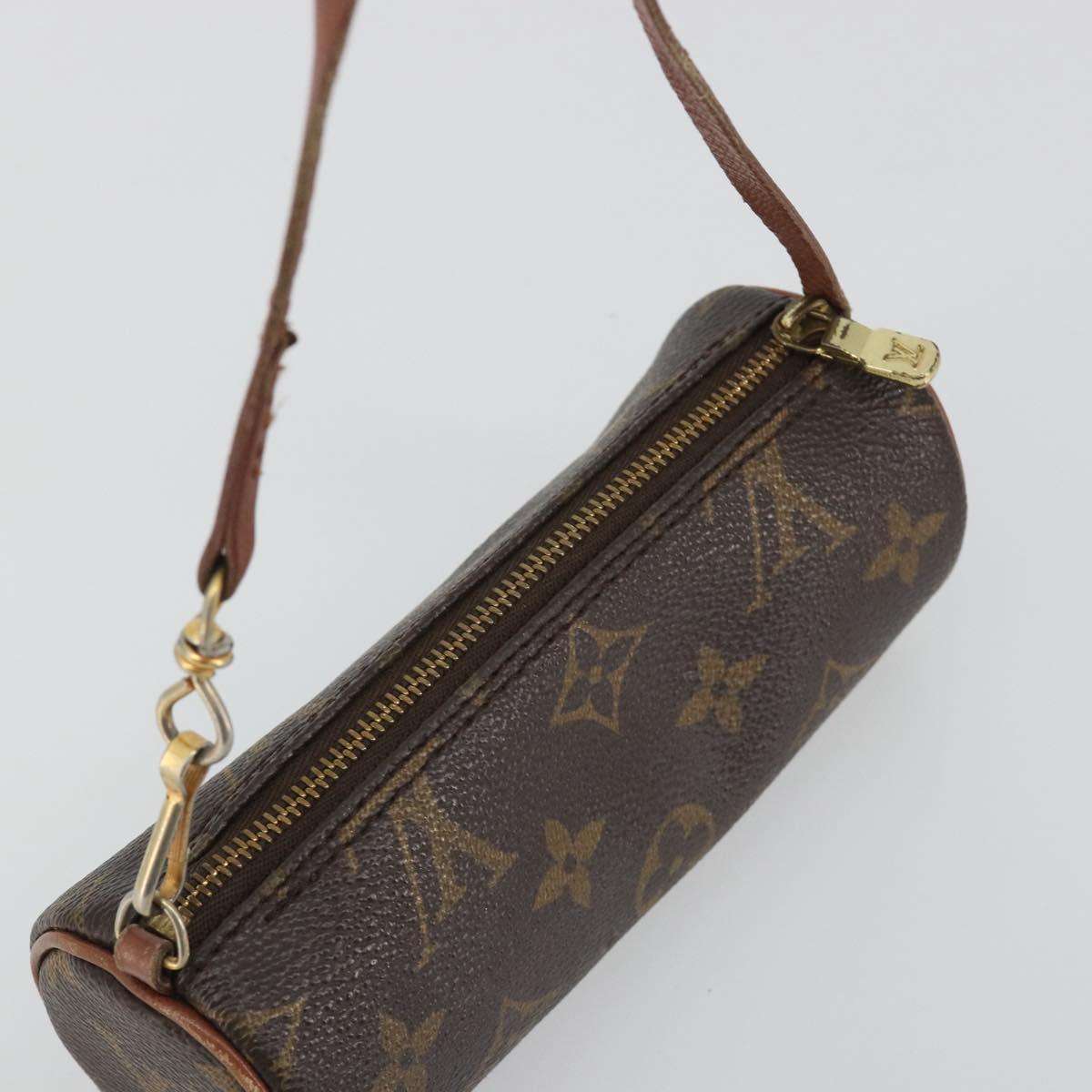LOUIS VUITTON Monogram Papillon Pouch LV Auth 188190