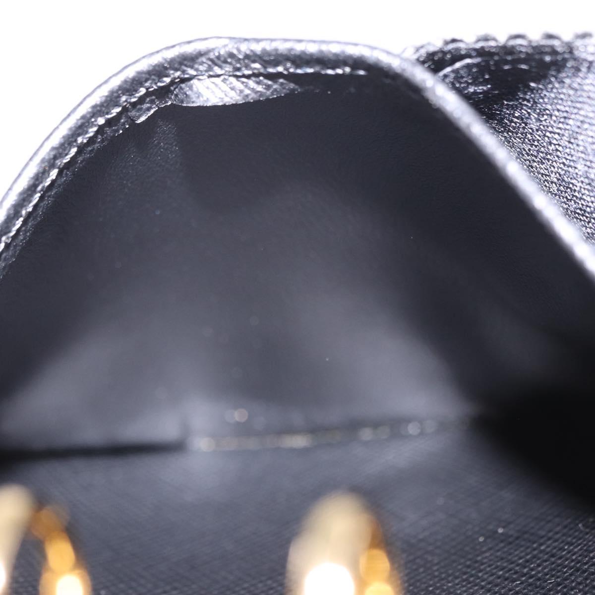 LOUIS VUITTON Monogram Mini Lin Agenda PM Planner Cover Black LV Auth 188193A