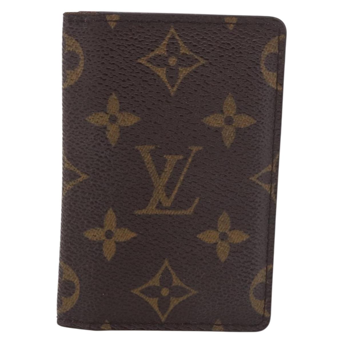 LOUIS VUITTON Monogram Organizer De Poch Card Case M61732 LV Auth 188194A