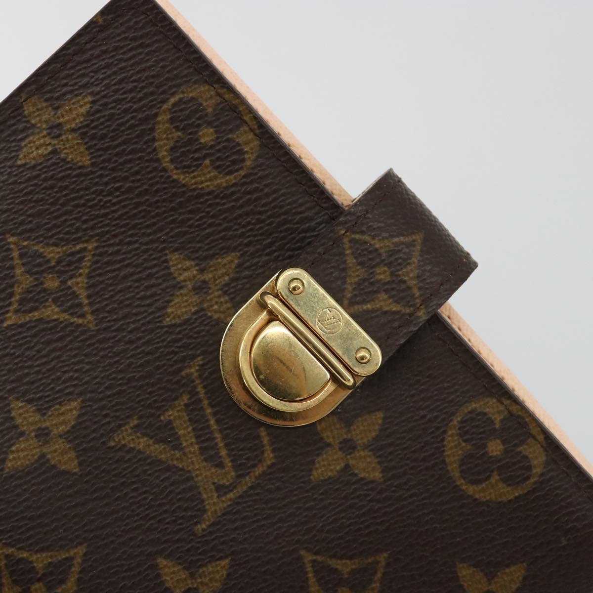 LOUIS VUITTON Monogram Agenda Koala PM Cover Pink R21013 LV Auth 188196