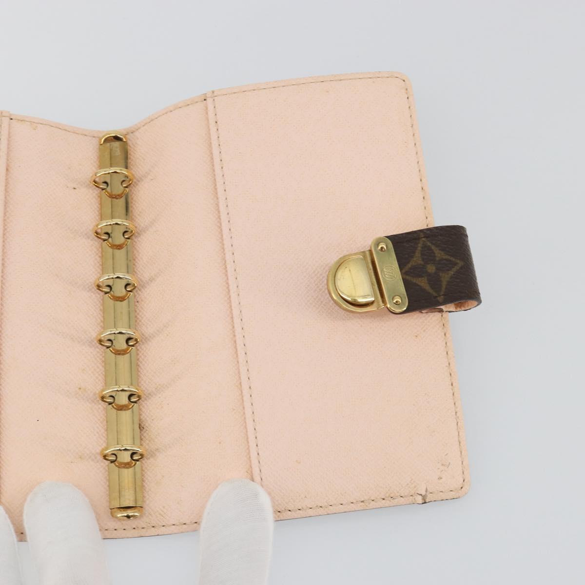 LOUIS VUITTON Monogram Agenda Koala PM Cover Pink R21013 LV Auth 188196