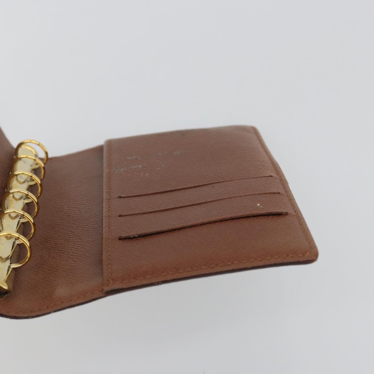 LOUIS VUITTON Monogram Agenda PM Day Planner Cover R20005 LV Auth 188198