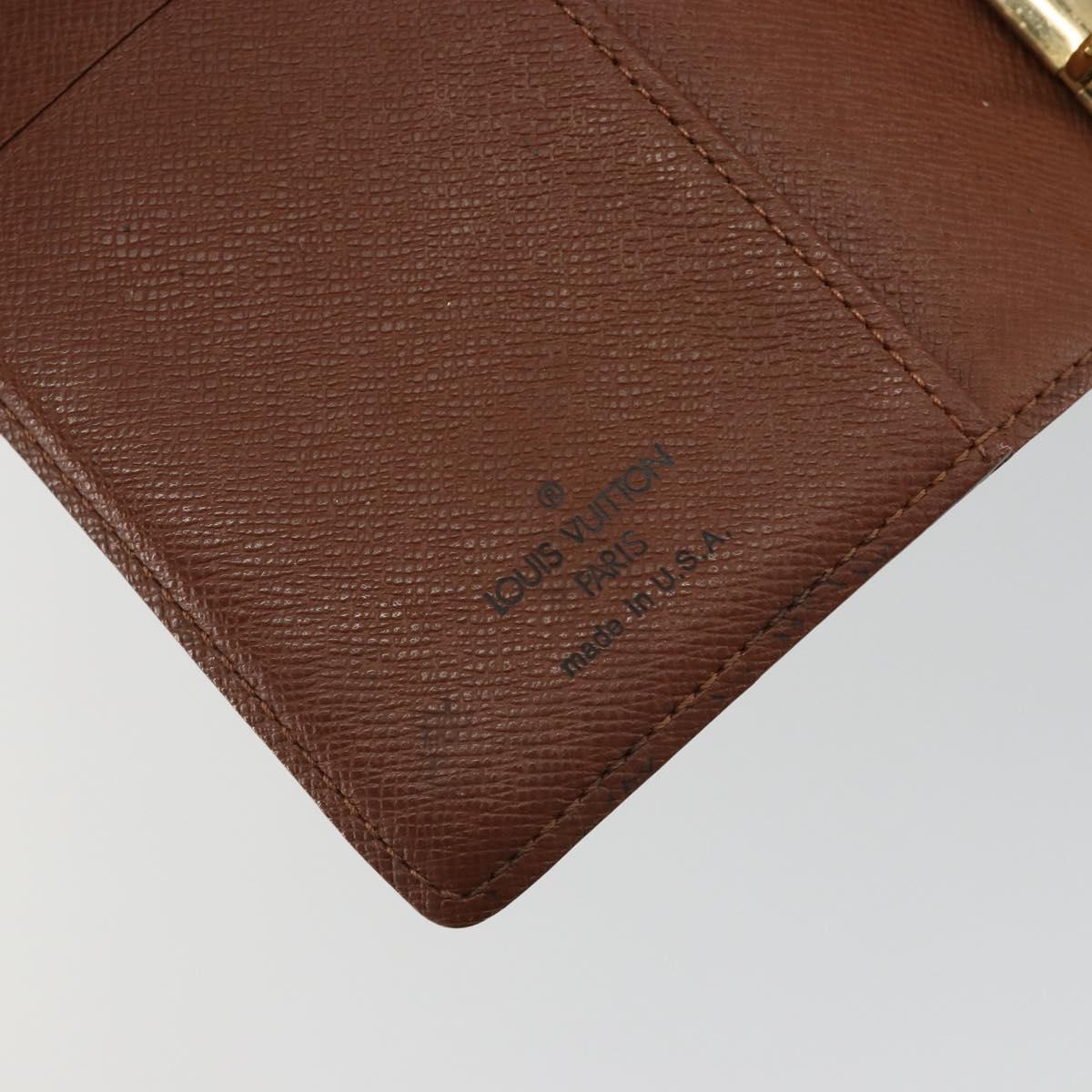 LOUIS VUITTON Monogram Agenda PM Day Planner Cover R20005 LV Auth 188199A