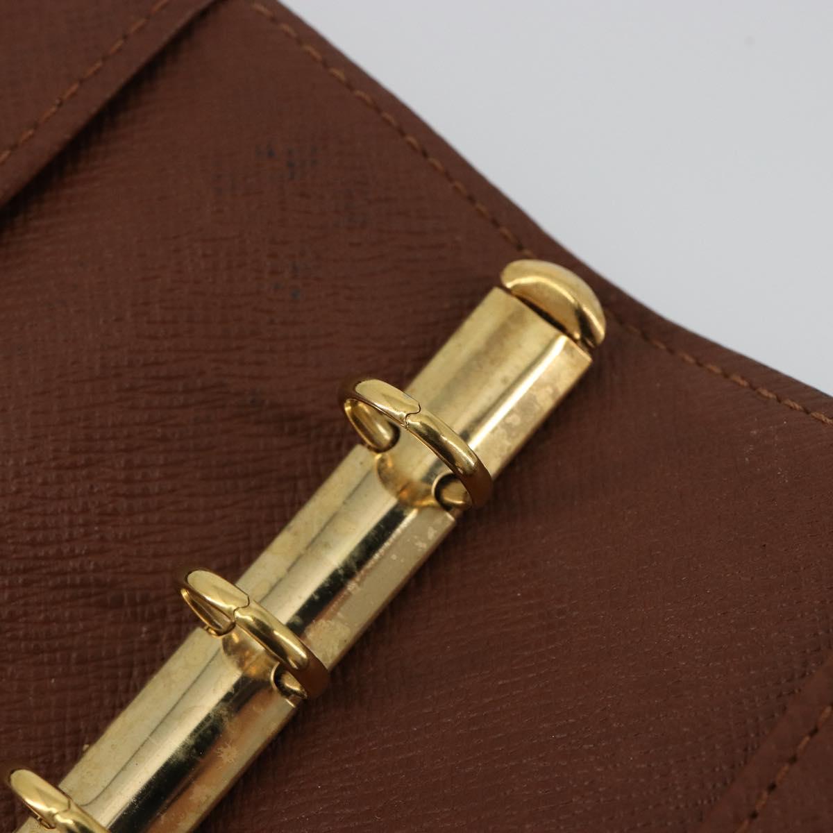 LOUIS VUITTON Monogram Agenda PM Day Planner Cover R20005 LV Auth 188199A
