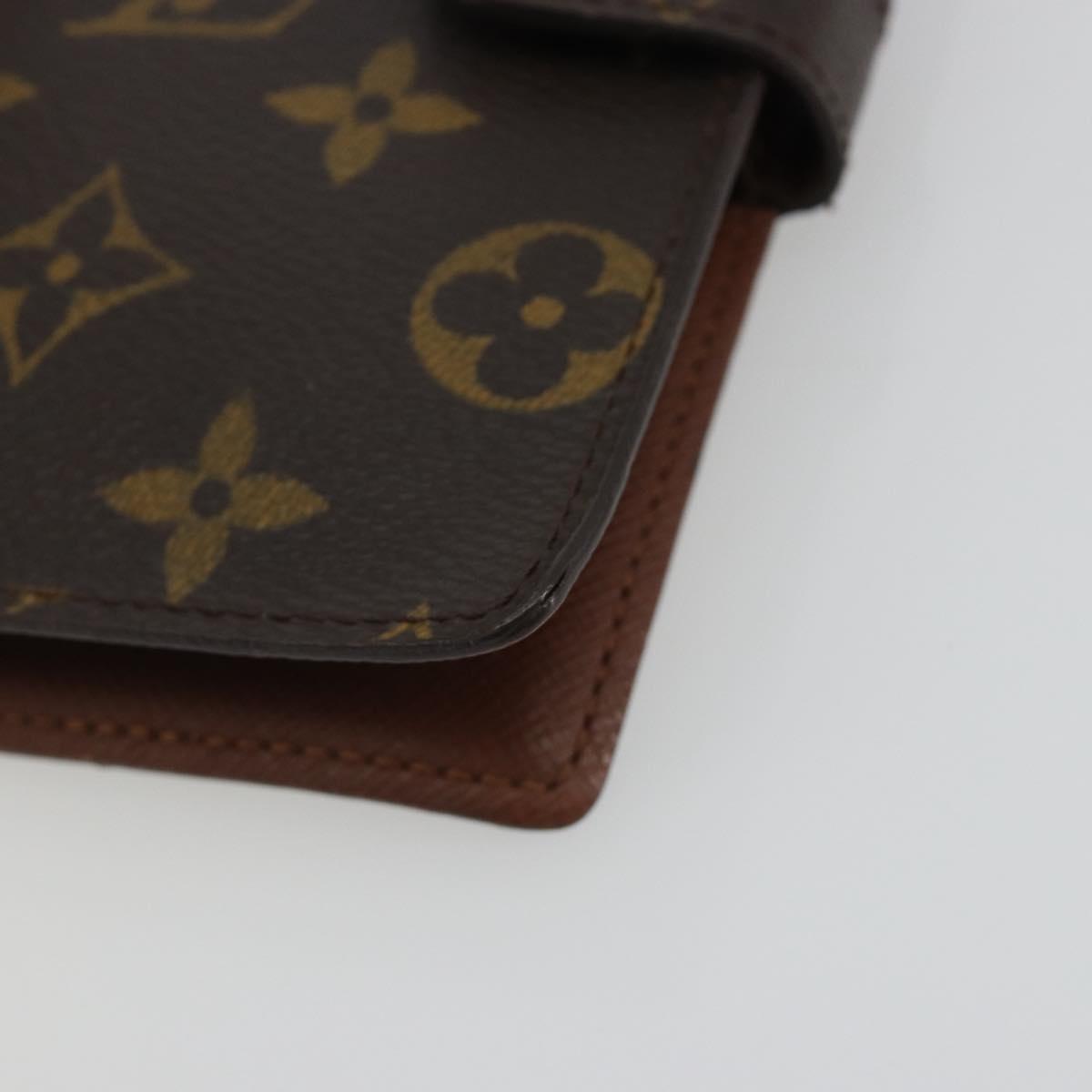 LOUIS VUITTON Monogram Agenda PM Day Planner Cover R20005 LV Auth 188199A