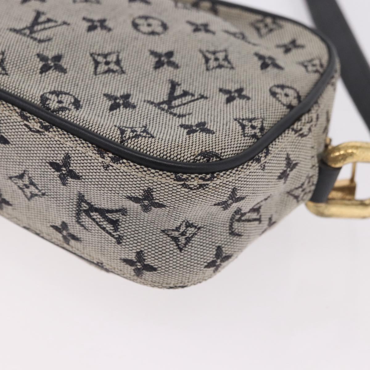 LOUIS VUITTON Monogram Mini Juliet MM Shoulder Bag Blue M92004 LV Auth 188201